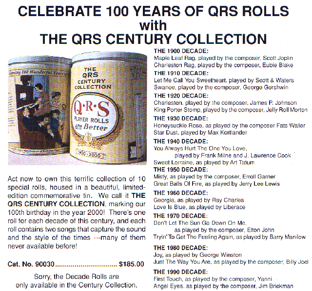 Image of QRS Century Collection