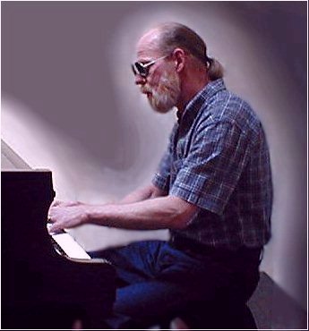 At a hotel piano in California (May 2004)